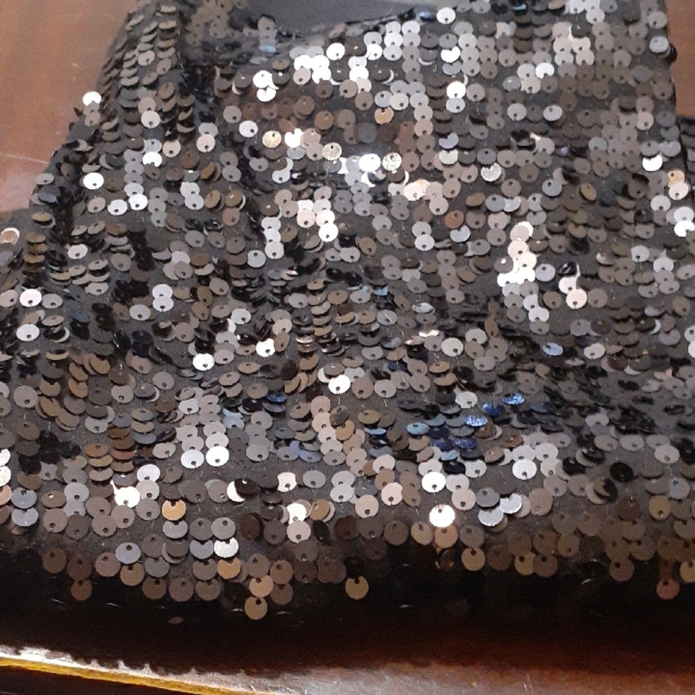 Black Sequin Leggings